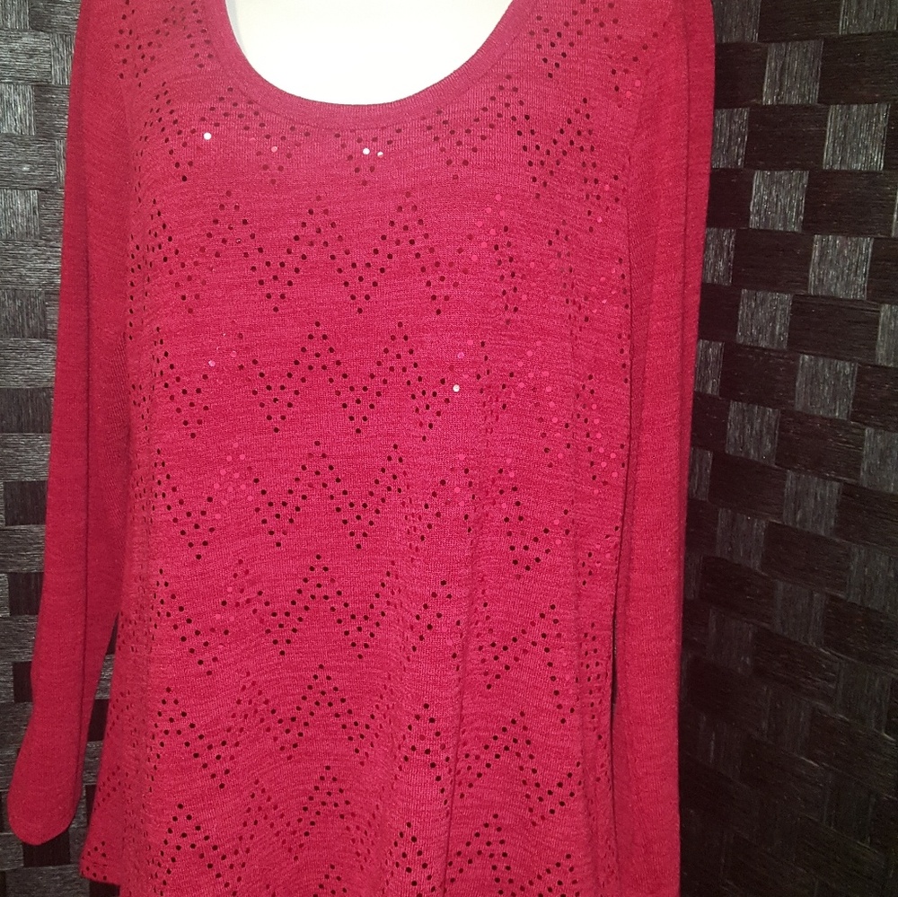 Red sweater